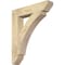 Ekena Millwork Thorton Slat Rough Sawn Bracket, Douglas Fir, 4"W x 22"D x 26"H BKT04X22X26THR06RDF - alternate 1